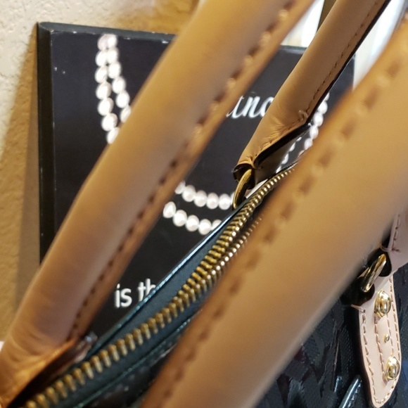 Michael Kors Metallic Green Satchel - Picture 5 of 8